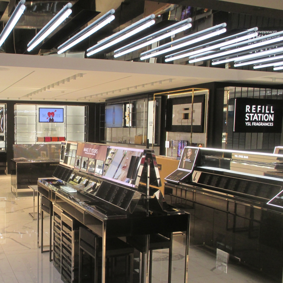 Ladenbau, Beleuchtung, LED Flatlight, LED-Flatlight, LED Panel, Flächenlicht, LED